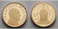 Vatikan 10 Euro<br>2,75g<br>fein<br> 13,85 mm Ø Die Taufe, -MMXV- Gold - inkl. Etui & Zertifikat & Schuber, -