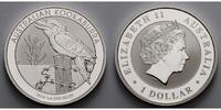 Australien 1 $ 2016 Kookaburra stgl 219,99 EUR  + 19,00 EUR frais d'envoi