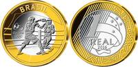 Rio 1 Reais Oly. Sommer Rio 2016 - Boxen <b>13 / 16</b>, im originalem Blister -
