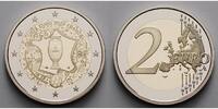 Frankreich 2 Euro UEFA Pokal-Fussball - Europameisterschaft 2016 - im Etui & Zertifikat & Schuber -