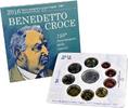 Italien 10,88 Kursmünzensatz + 5 Euro-Gedenkmünze Benedetto Croce + 2 Euro-Gedenkmünze Plautus -