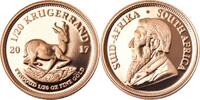 Südafrika 1/20 oz<br> 1,69g<br> fein<br> 12,00 mm Ø Krügerrand 1/20 oz. - Springbock <b> Jubiläum -50 Jahre Krügerrand- </b>SELTEN! -
