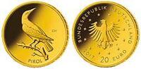 Deutschland 20 Euro<br> 3,89g<br> fein<br> 17,5 mm Ø Heimische Vögel, Pirol<br> <b> Prägestätte J</b> / <b>sofort lieferbar !!!</b> -