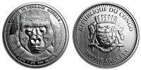 Kongo 5000 Francs Kongo Gorillas, 2. Ausgabe -