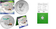Kanada 25 $ 25 $ Winterfreuden, 1/4 Unze, in Kapsel & off. Briefumschlagverpackung (Blister) -