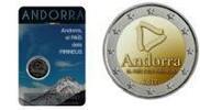 Andorra 2 Euro 2017 Das Land in den Pyrenäen, SONDERANGEBOT !!! FDC im Blister /  Coincard