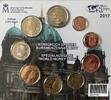 Spanien 5,88 € 7. Kursmünzensatz Spanien,zur World Money Fair 2017 zusätz. mit 2 Euro Sonderm. -