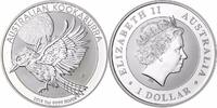 Australien 1 $ 2018 Kookaburra, stgl 179,99 EUR  + 19,00 EUR frais d'envoi
