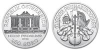 Österreich 1.5 Euro Wiener Philharmoniker in Silber, 1 Unze Feinsilber -