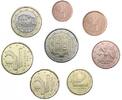 Andorra 1 Cent -2 Euro, 3,88 verschJahrgänge 8 Münzen / Zusammenstellung d.Euromünzen 1 Cent-2 Euro gemischte Jahre FDC