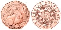 Österreich 5 Euro Der Osterhase - Symbol des Frühlings - Wahlverwandtschaften - Frohe Ostern - -