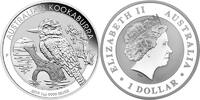 Australien 1 $ 2019 Kookaburra, stgl 179,99 EUR  + 19,00 EUR frais d'envoi
