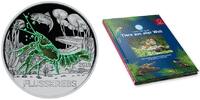 Österreich 3 Euro + Sammelalbum Tier-T. -Serie-Flusskrebs-, <b>12/12</b> <b> + Sammelalbum, </b> -