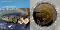 Luxemburg PP 5 € <br> <b> ab sofort lieferbar !!!</b> <br> Die Zauneidechse,(Lacerta agilis) Nr.13 <b>SELTEN !</b> -