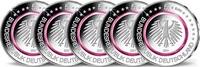 Deutschland 5 Euro<br> 5x10 SÄTZE Polare Zone, <br> <b> kompl. Satz </b> (5 Prägest.)</b> <b>x 10 Sätze!!! </b> -
