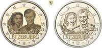 Luxemburg stgl <br> Foto/Reliefvariante 2 x 2 Euro <br> Pärchen 40. Hochzeitstag Großhzg. Henri - Photo & Relief <br> <b>geringe Auflage, RAR!, -