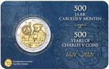 Belgien 2 Euro 500 Jahre Charles V. Münzen <b> ACHTUNG: NUR im Blister/Coincard lieferbar </b> -