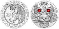 Österreich 20 Euro Asien – Stärke des Tigers -