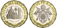 Vatikan 5 Euro 600 Jahre Kuppel von Santa Maria del Fiore 2018<b> inkl. Etui&Zerti.&Schuber</b> -