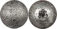 5 Dollar  Antique Finish 5 Dollars Barbados Spherical Coin - Der Mond 2023 im Box, RAR! FDC 3 Unzen Silber