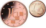 Kroatien 2023 Kursmünze, 1 cent FDC