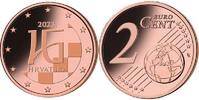 Kroatien Kursmünze, 2 cent 2 Cent 2023 stgl