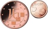Kroatien Kursmünze, 5 cent 5 Cent 2023 stgl