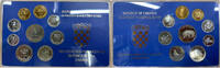 Kroatien/Croatia  Kroatien - 8,88 Kuna - Original Kursmünzen mit Tiermotiven 1994, FB / Proof-Like im Blister