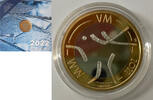 Finnland 5 Euro Eishockey-Weltmeisterschaft - nummeriert - Klappschachtel & Zertifikat<b>(RAR) -