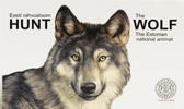 Estland 2 Euro Nationaltier Wolf - Eesti - im Blister -