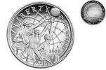 USA 1/2 $ 2020 S Basketball Hall of Fame - 60. Jubiläum - in Kapsel inkl. Etui & Zertifikat gewellt, FB