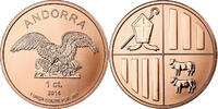 Andorra 1 Centime<br>1 oz. <br> Kupfer Andorra Eagle, 999er Kupfer -