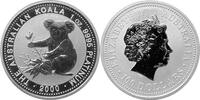 Australien 50 $<br> 1/2oz. <br> 15,55g<br> fein<br> 25 mm Ø 50 Dollar, Junger Koala auf Ast, 9995 Platin, <b>mit Kapsel, </b> geringe Aufl. -