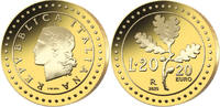 Italien 20 Euro 7,78g fein 22,00 mm &Oslash; 2025 Neuauflage der 20 Lira -rever... 1499,99 EUR  + 46,00 EUR frais d'envoi
