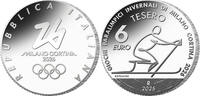 Italien   SOMMERANGEBOT! 6 &euro;uro 31,10g fein 38,61 mm &Oslash; 2025 Olymp.Winter... 149,99 EUR  + 19,00 EUR frais d'envoi