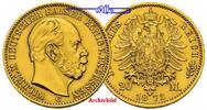 Preussen 20 Mark,  7,16g fein 22,5 mm Ø 1873 B Wilhelm I. 1861-1888  SOM... 999,80 EUR  + 46,00 EUR frais d'envoi