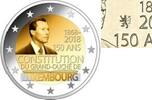Luxemburg 2 Euro "150 Jahre Verfassung" (1868 - 2018) <br> <b>geringe Auflage, RAR !, -