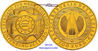 Deutschland 200 Euro 31,10g fein 32,5 mm Ø 2002 D Einführung des Euro, P... 3550,00 EUR  + 46,00 EUR frais d'envoi