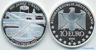 Deutschland 10 Euro 2002 Einhundert Jahre U-Bahn in Deutschland,2. Ausg.... 19,50 EUR  + 16,00 EUR frais d'envoi