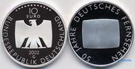 Deutschland 10 Euro 2002 50 Jahre Deutsches Fernsehen,5. Ausg. in 2002 stgl 25,00 EUR  + 16,00 EUR frais d'envoi