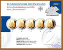 Deutschland 2 Euro<br> 5x Holstentor Lübeck, <br><b>kompl. Satz <br></b> (5 Prägestätten) -