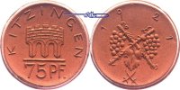 Kitzingen, Steinzeug, Böttger, Porzellan 75 Pf -