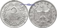 Weimarer Republik 2 RM Kursmünze, -