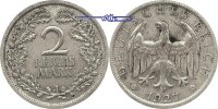 Weimarer Republik 2 RM Kursmünze, -