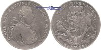 Lowenstein-Wertheim-Rochefort Taler 1769 Carl-Thomas Leichte Patina, TB / TTB