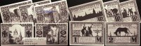 Paderborn, Kreisstadt, 8.Ausgabe 25,50,75 Pf.,1, 2, Mark Schattenrisse, Serie C, Hophei, braun, <br>Grab. 1043.5, -