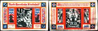 Bielefeld, Seide 500 Mark 2.Ausg. 2.Strophe, ohne Rundstempel<br>Grab.76 b -