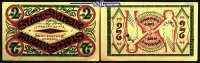 Bielefeld, Papier 2 Mark Verkehrsausgabe, Grabowski/Mehl 103,1, 2 Mark -