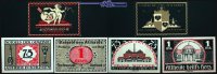 Altheide 25,75 Pfg, 1 Mark Gemeinde, ohne Datum, Druck schwarz und rot -