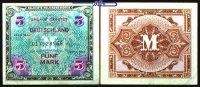 Alliierte Besatzung 5 Deutsche Mark Besatzungsgeld, Ro.202a -